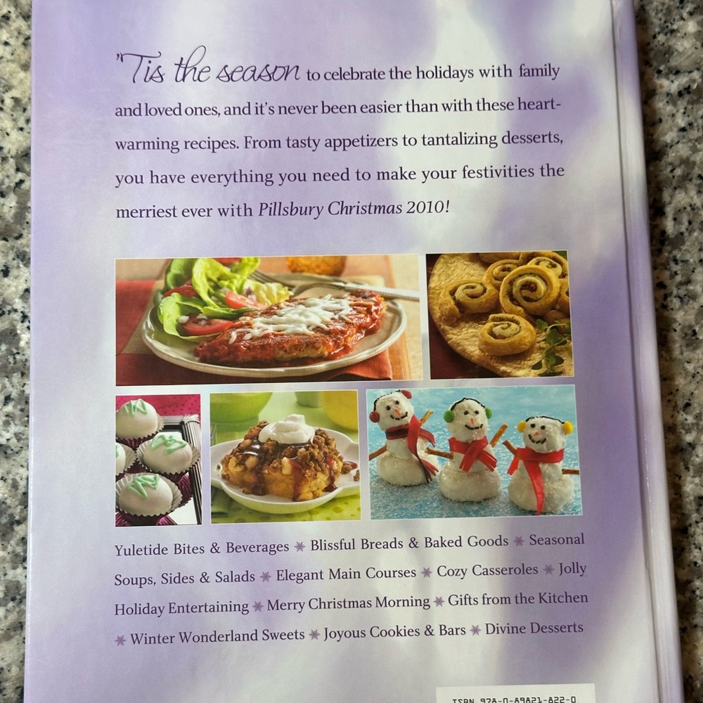 Pillsbury Christmas 2010 Cookbook - Purple Cover - Picture 2 of 4